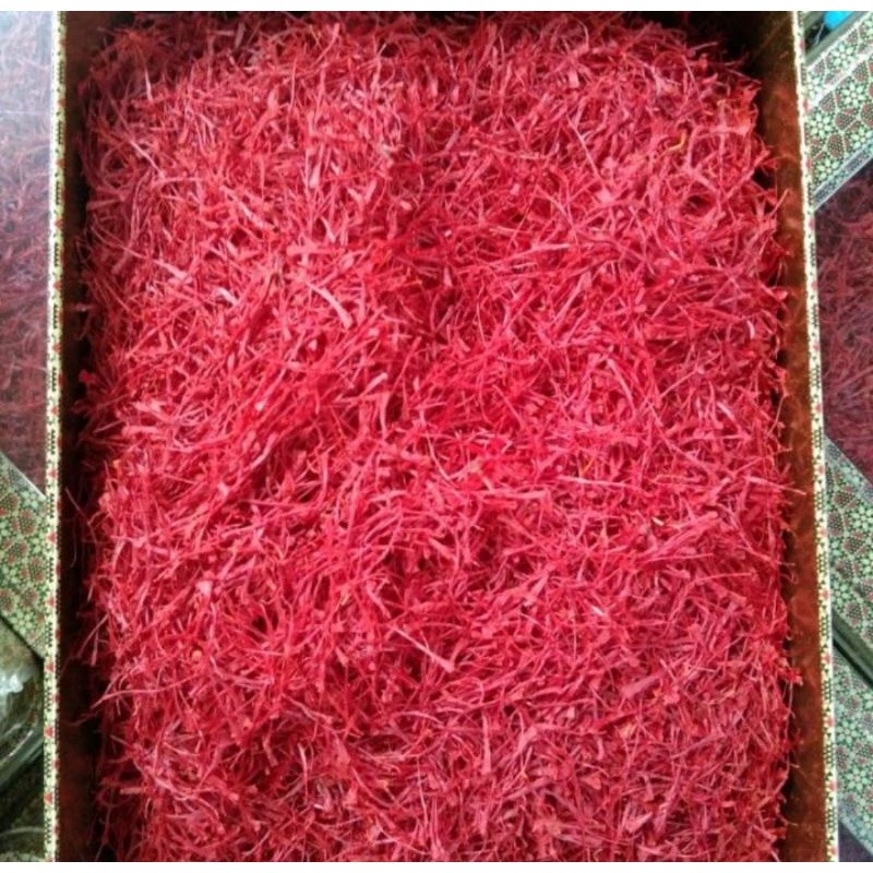 

HS Saffron Spanyol Premium Safron Kuma Kuma Asli Spain Spanish 4 gr