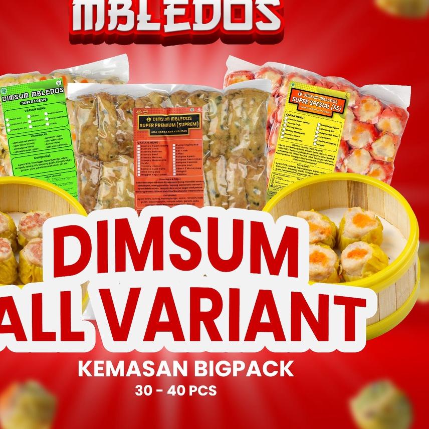 

✈ Dimsum All Varian Isi 30/40 Pcs - Frozen Food Halal Mbledos ✻