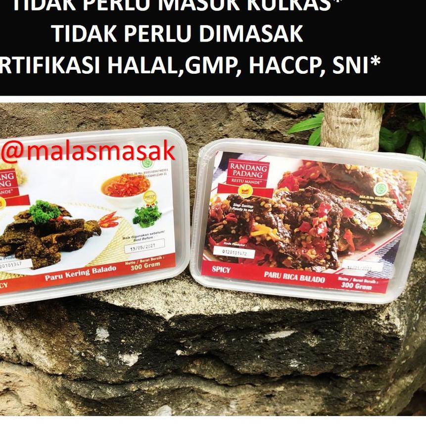 

✭ Paru Kering/Rica Sambalado Merah Restu Mande ➱
