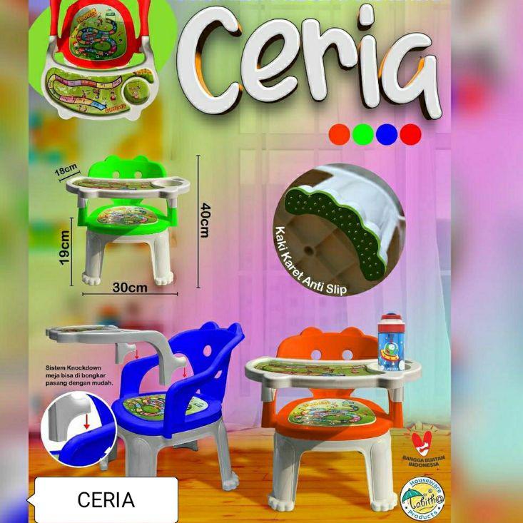 ➣ KURSI MAKAN BAYI / KURSI MEJA MAKAN ANAK PLASTIK / KURSI ANAK TABITHA ❉