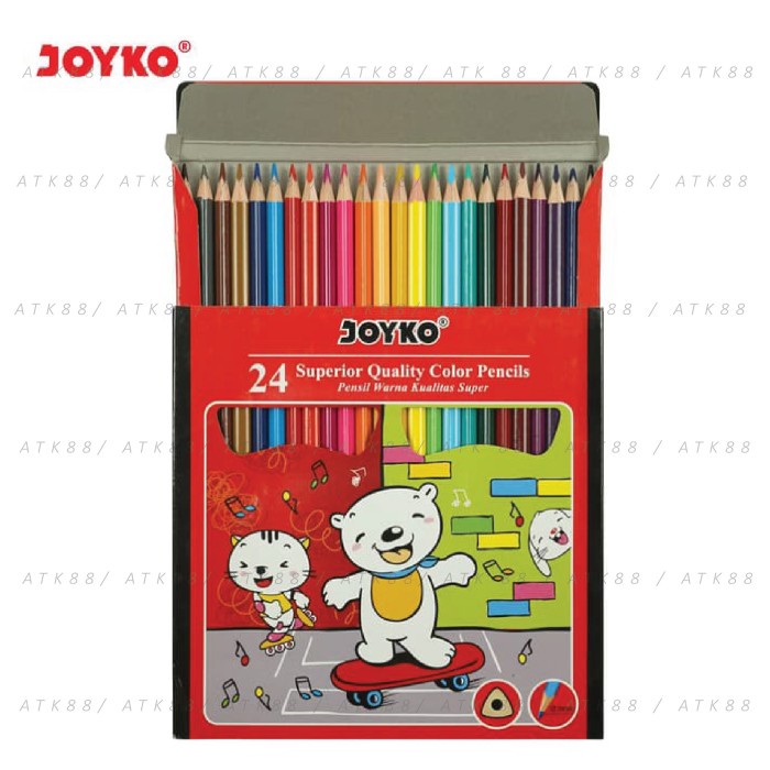 

Terlaris Pensil Warna Joyko 24 Superior Quality Color Pencils (Cp-24Pb)