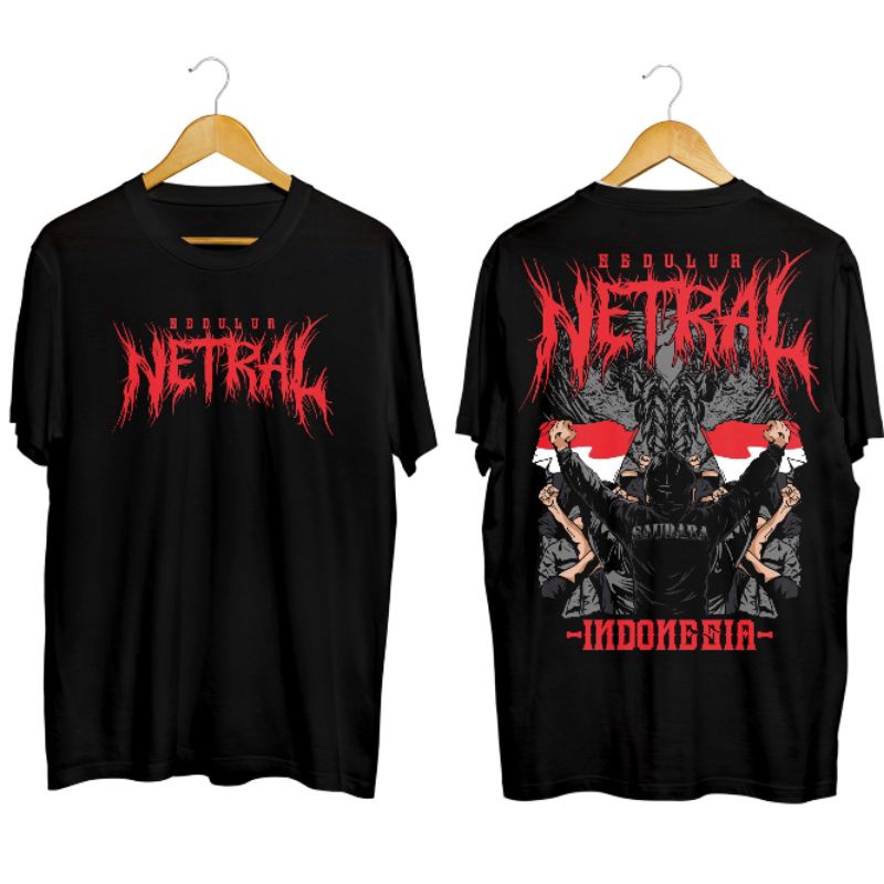 KAOS SEDULUR NETRAL 2023 SABLON PLASTISOL INK