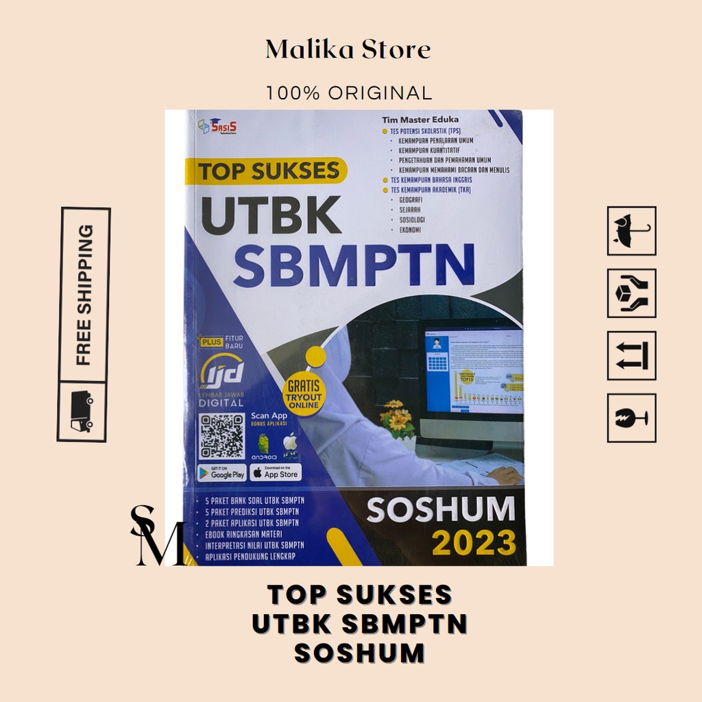 Jual Buku Top Sukses Utbk Sbmptn Soshum 2023 Shopee Indonesia