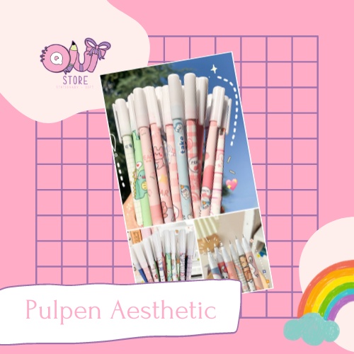 

Pulpen Aesthetic/pulpen ujung lancip/pulpen murah