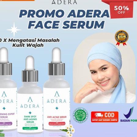 ➦ ADERA SERUM ORIGINAL 100%  | Adera Brightening / Acne / Darkspot Face Serum ADERA ORIGINAL - 100% 