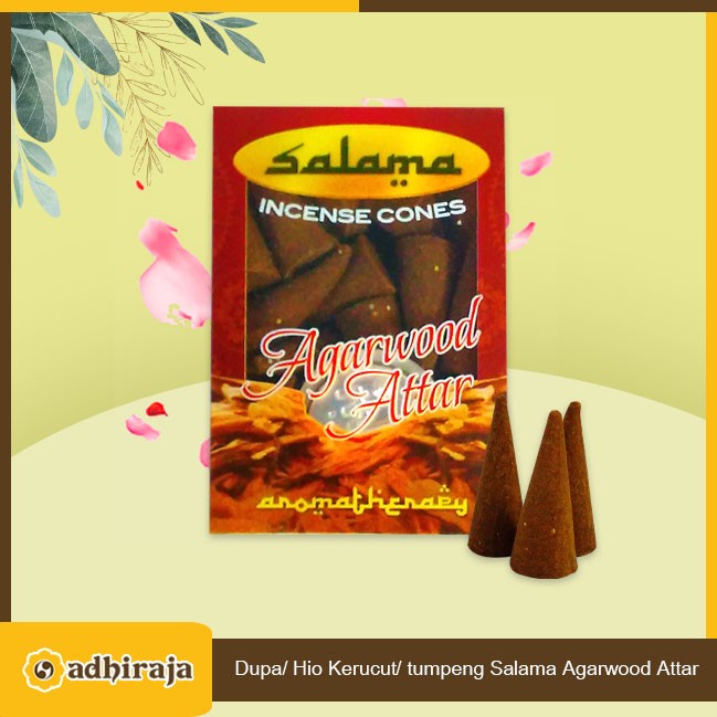 Dupa/ Hio Kerucut/ tumpeng Salama Agarwood Attar