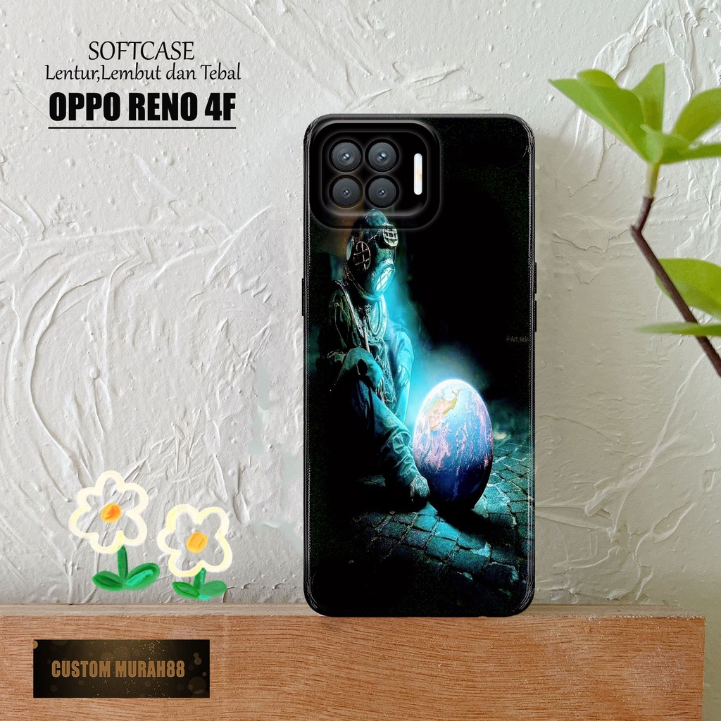 Case Hp Oppo Reno 4F Terbaracu - Fashion Case ASTRONOT - Casing Oppo Reno 4F Terbaru - Softcase Hp O