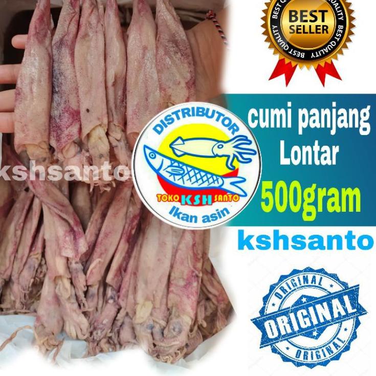 

♗ ikan asin cumi panjang-500gram ◌