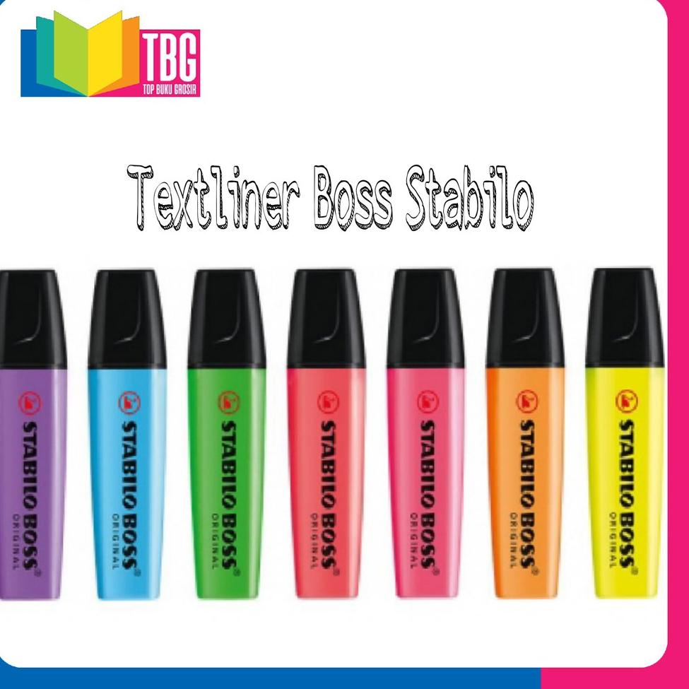 

I91 1 PCS TEXTLINER BOSS STABILO / HIGHLIGHTER BOSS / TEXTLINER STABILO SIAP KIRIM ほ