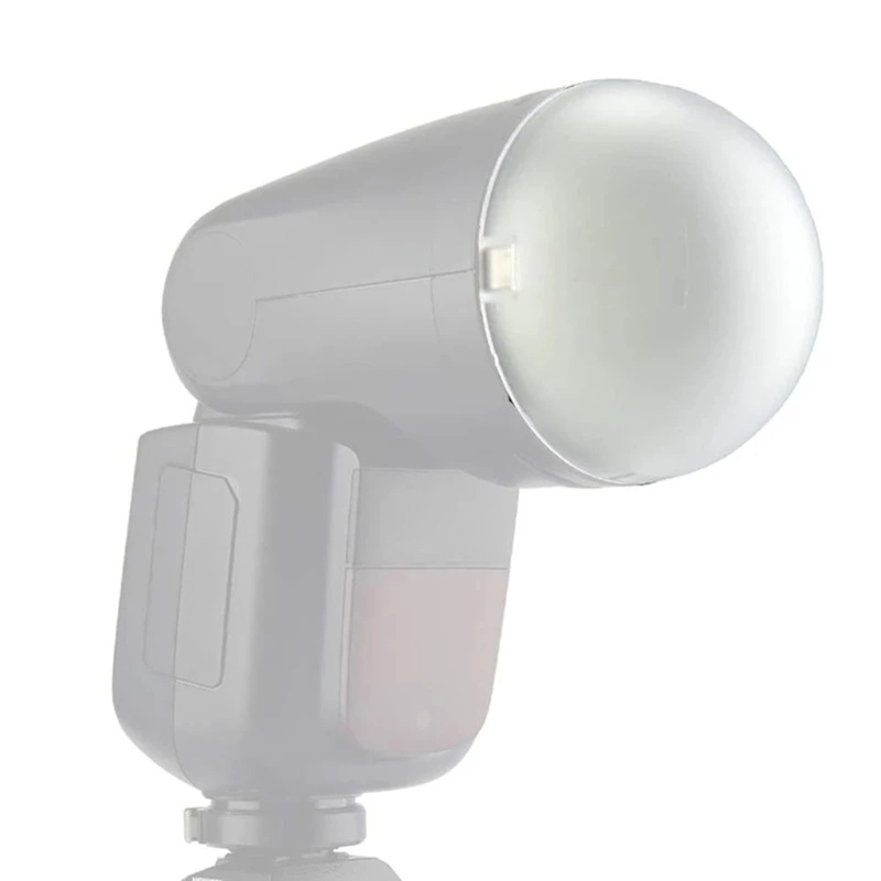 Zzz AK-R11 Dome Diffuser Pengganti Godox V1 Round-Head Flash/AD200/AD200Pro