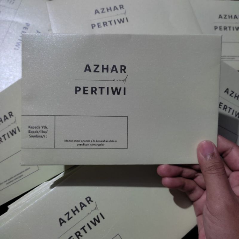 sampel undangan amplop / sample undangan amplop isi / contoh undangan