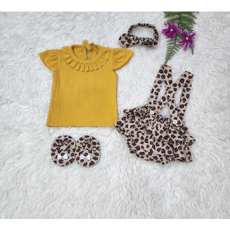 Baju bayi perempuan Setelan overall baby girl