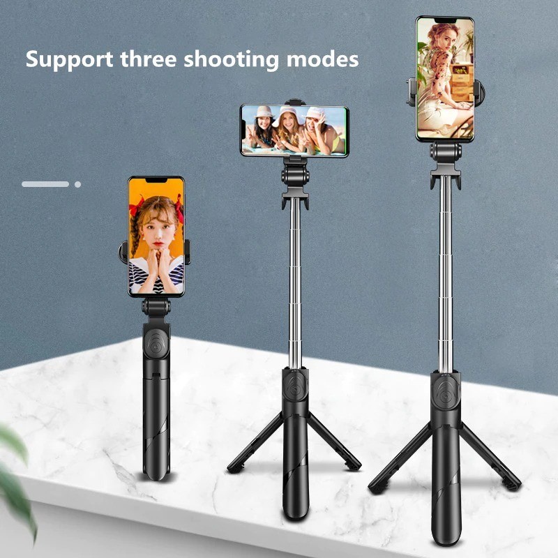 Tongsis XT-02 Tripod Bluetooth Shutter for Smartphone