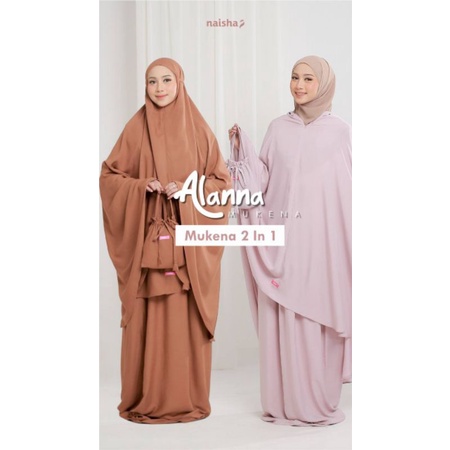NAISHA OFFICIAL/ALANA MUKENA/MUKENA PREMIUM/MUKENA POLOS/MUKENA KEKINIAN/MUKENA NYAMAN