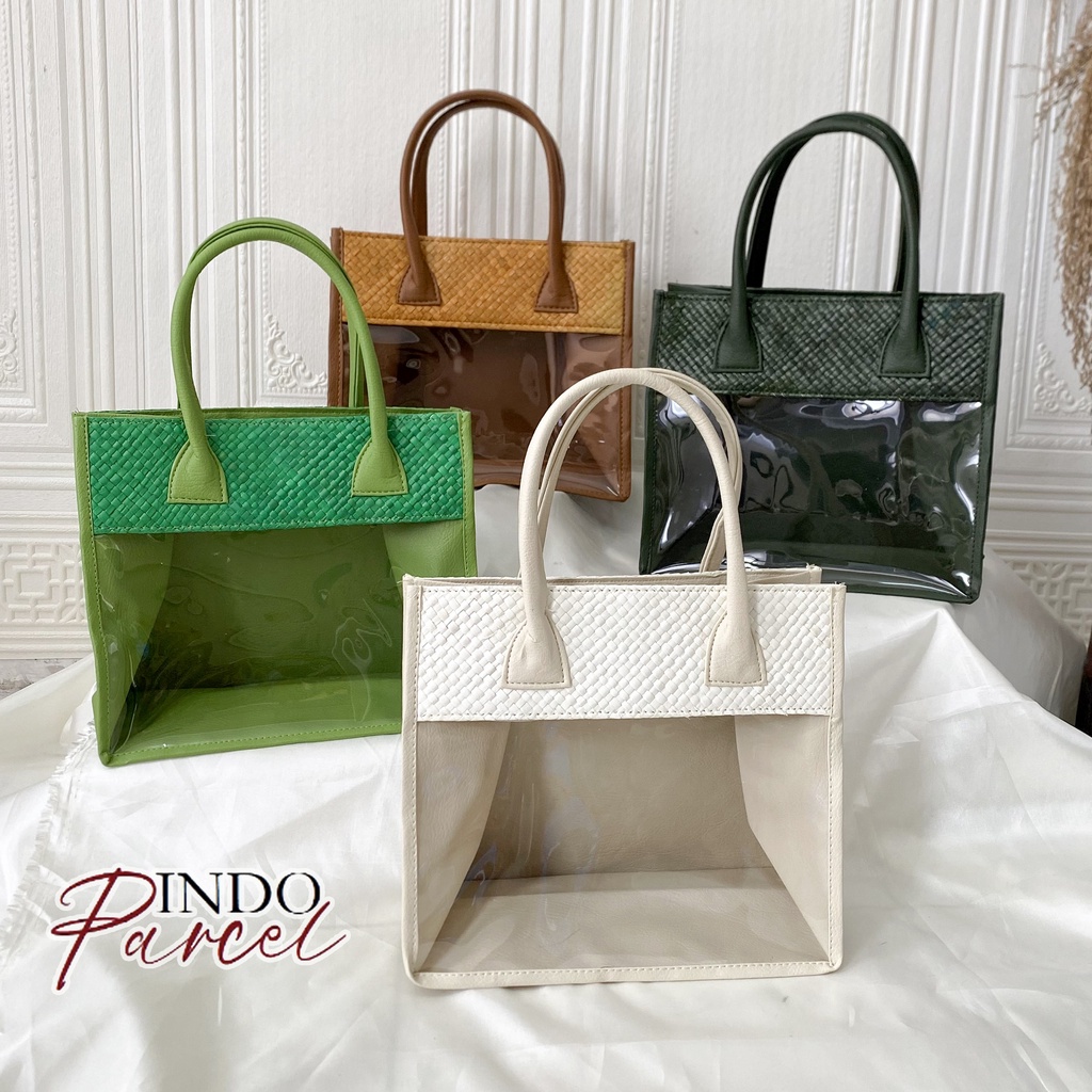 INDOPARCEL - Tas Hampers Mika Terbaru Tas Parsel Pandan Gift Tote Bag