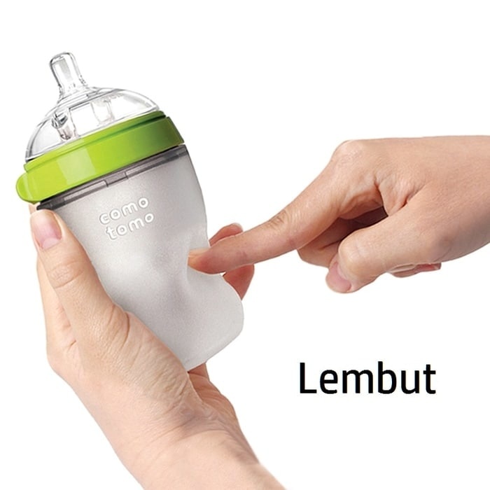 250ml Comotomo Baby Bottle, Botol Susu Mirip Payudara Ibu
