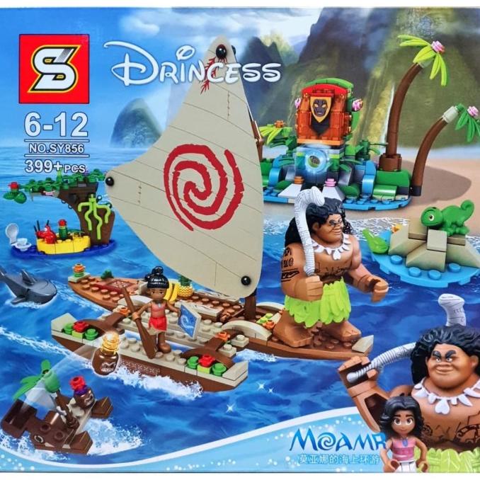 HIGH QUALITY - Mainan Anak Lego Moana 399 Pcs - Disney Princess - Mainan edukasi