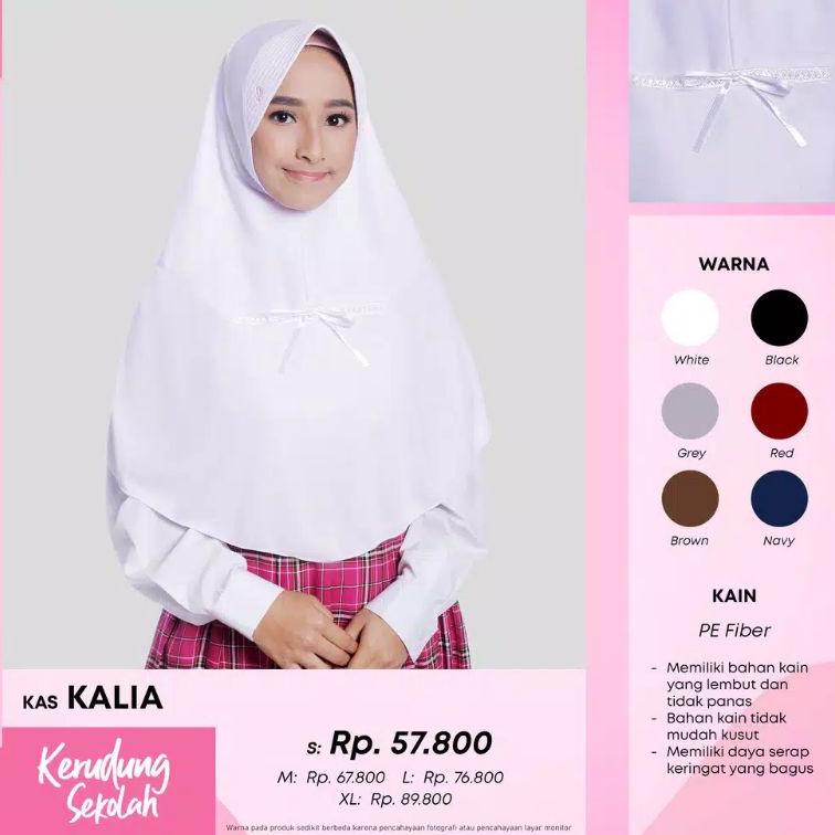 Murah Jilbab Rabbani KALIA Asli, Kerudung Rabani Anak Sekolah Serut depan ORI