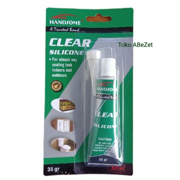 Lem silicon clear handsome clear silicone 35 gr