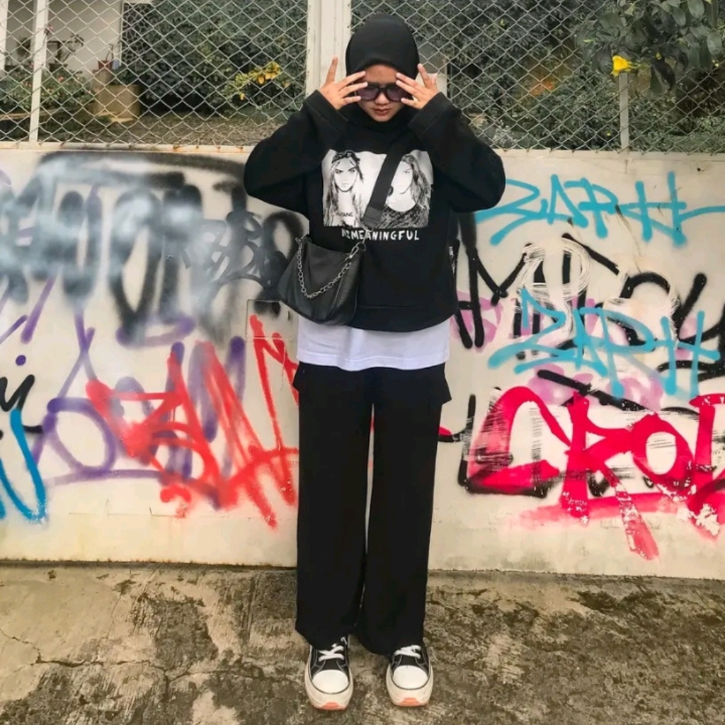 Fake Layering Kaos cotton combed 24s - Inner, Mini SKirt, Kaos Rapper