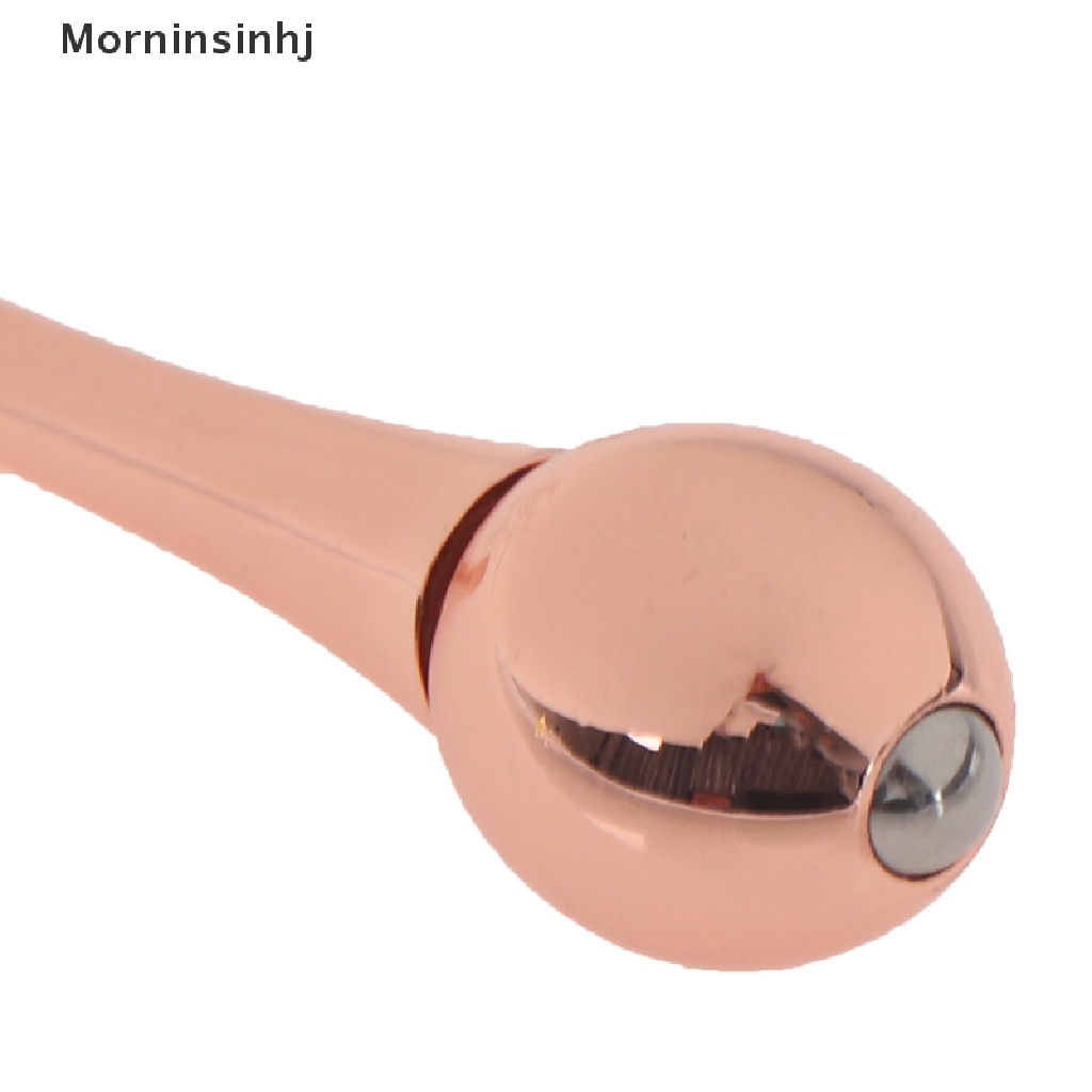 Mornin Alloy Metal Eye Cream Aplikator Kosmetik Spatula Roller Massager Stick Spoon id