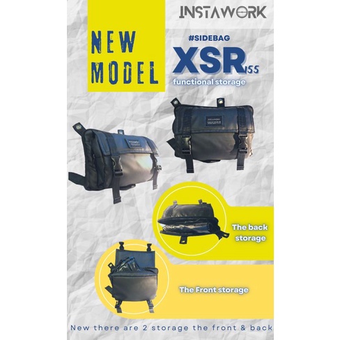 tas samping motor xsr kiri kanan