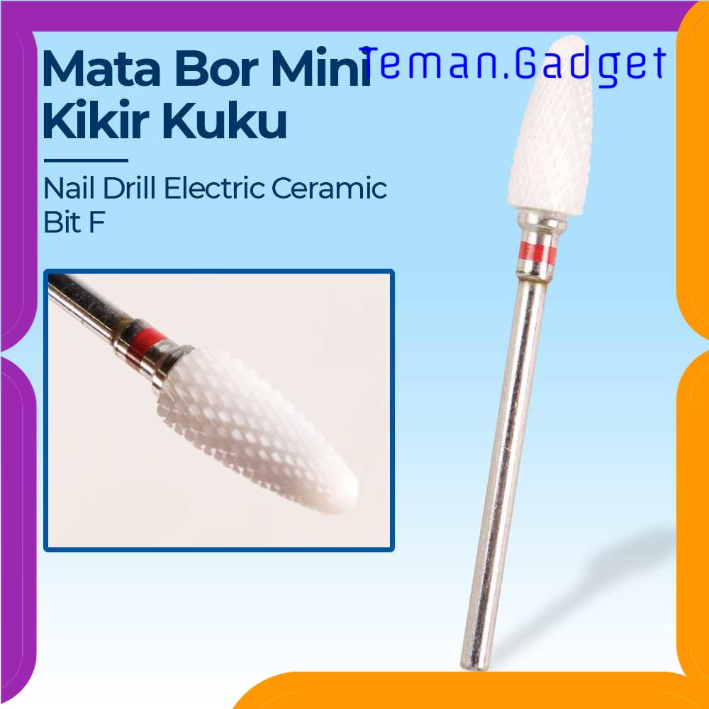 TG - PRW ERUIKA Mata Bor Mini Kikir Kuku Nail Drill Electric Ceramic Bit F - ER5