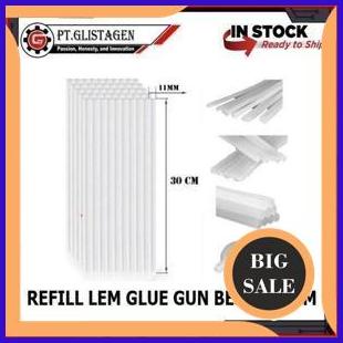 

tools Isi Refill Lem Tembak Glue Gun Besar Lem Lilin Bakar Glue Stick 30 CM Per Pcs 1F3B23