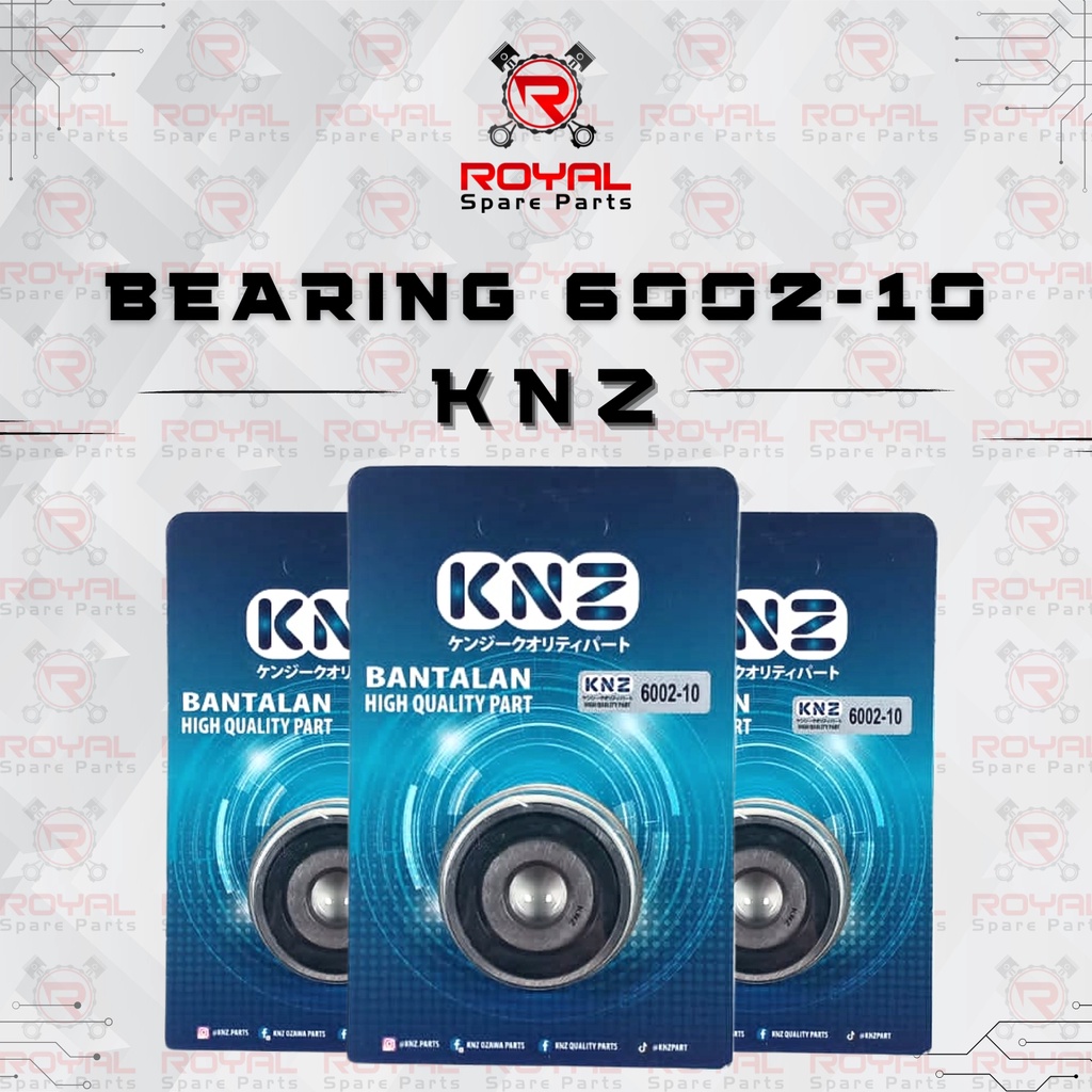 BEARING BERING LAHER  6002 - 2RS/ 6002 - 10/ 6002 - LU + KUNINGAN ORIGINAL KNZ