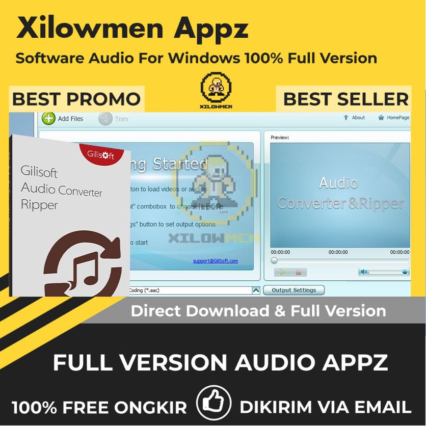 [Full Version] GiliSoft Audio Converter Ripper Pro Lifetime Audio Software WIN OS