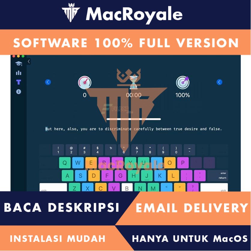 [MacOS] Master of Typing Tutor Full Version Lifetime Full Garansi
