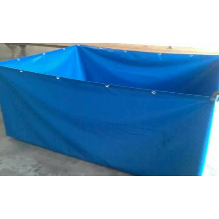 

[[JNT COD]] kolam terpal kotak ukuran. P. 1.5m x L.1m x T.0.5m. orchid. - Hitam, tanpa draenase