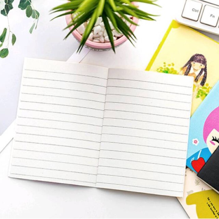 buku tulis kecil notebook motif kartun mini note book catatan
