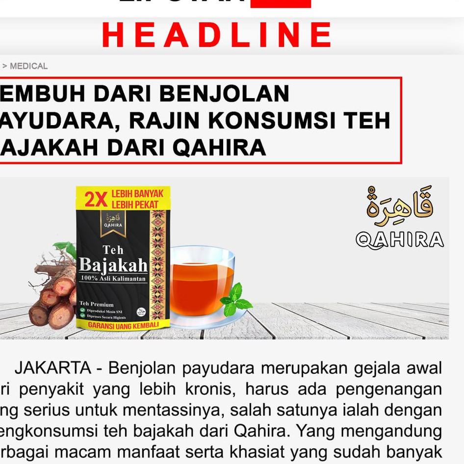 

➻ Teh Bajakah Asli Bisa Menyembuhkan Segala Macam Penyakit Secara Alami ✸