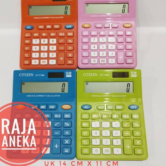 

Limited | KP8 | Kalkulator Citizen Ct 719 . Kalkulator 12 Digit