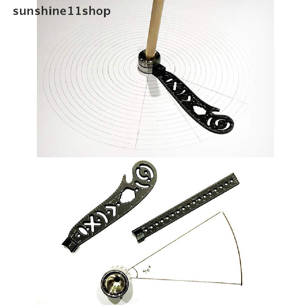 Sho Creative Drawing Tools al Drawing Ruler Penggaris Kompas Magnetik Alat Mengukur Pola Penjahit Perlengkapan Siswa N