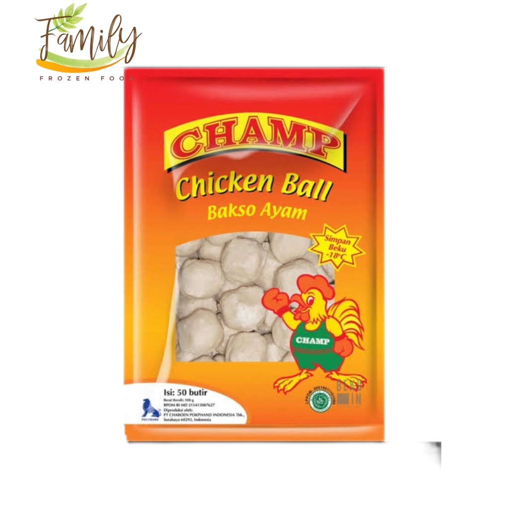 

Champ Chicken Ball 500gr Frozen Food Grosir