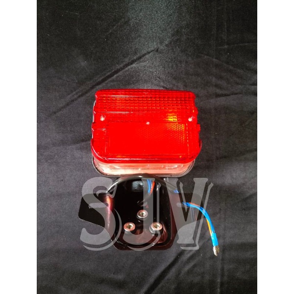 LAMPU STOP WINGL100 MERAH SET PANGKON GL100 ORIGINAL BORNFREE SETLAMPU TERMURAH TERBAIK