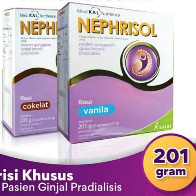 

☇ NEPHRISOL COKLAT VANILA CAPPUCCINO NEPHRISOL REGULER 201 GRAM ❈