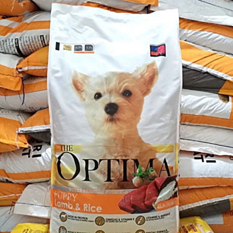 Makanan Anjing OPTIMA PUPPY LAMB RICE 18KG/40LB DOG FOOD PREMIUM