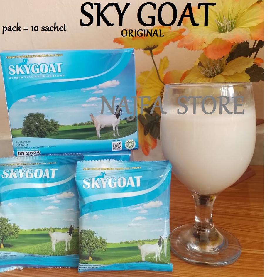 

HOT susu SKY GOAT - GOMARS - KALSIGO - susu skygoat - ALGHONAM - susu GOMARS Susu Kambing Etawa Bubuk