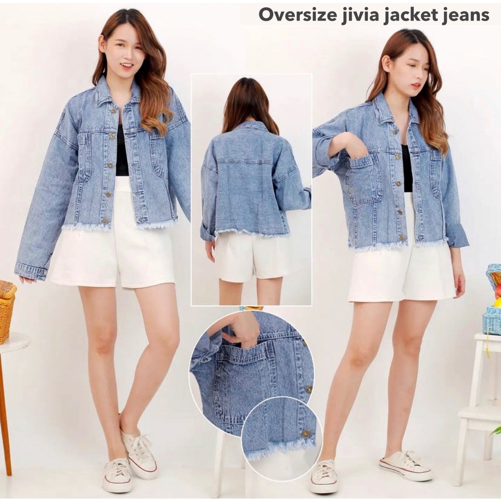 (ORIGINAL) Oversize jivia jacket jeans by Genijeans