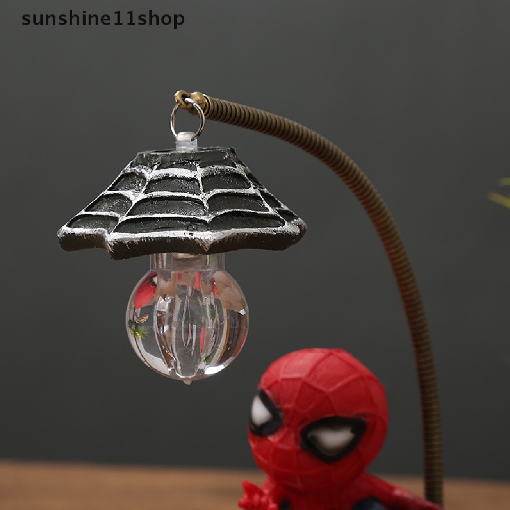 Sho Spiderman Anime Kartun Figure Boneka Anak Super Hero Spider Man Lampu Malam Mainan Anak Hadiah Dekorasi Rumah Hiasan N