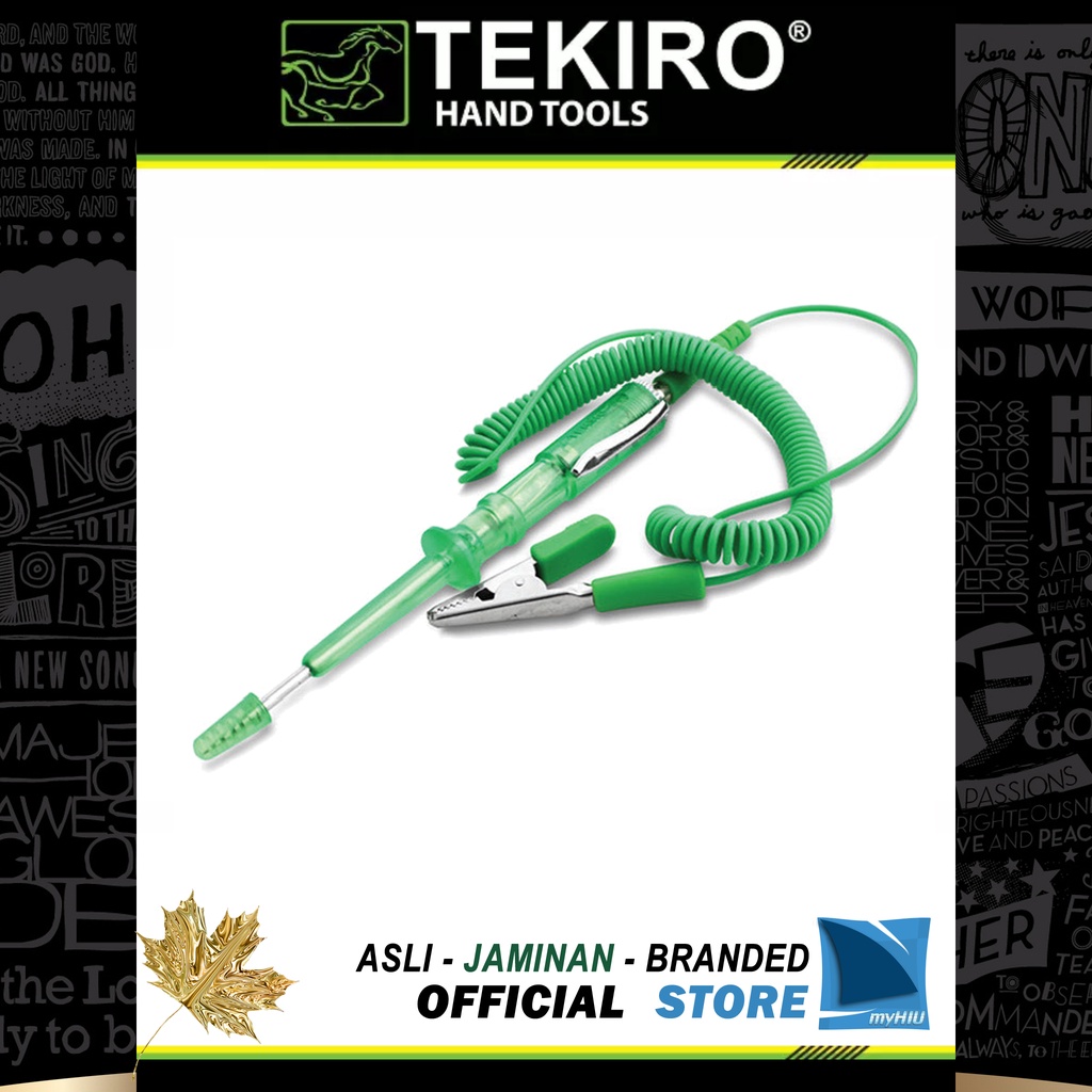 Test Pen DC / Tespen Listrik / Elektro / Auto Voltage Tester DC / Baterai - Aki TEKIRO