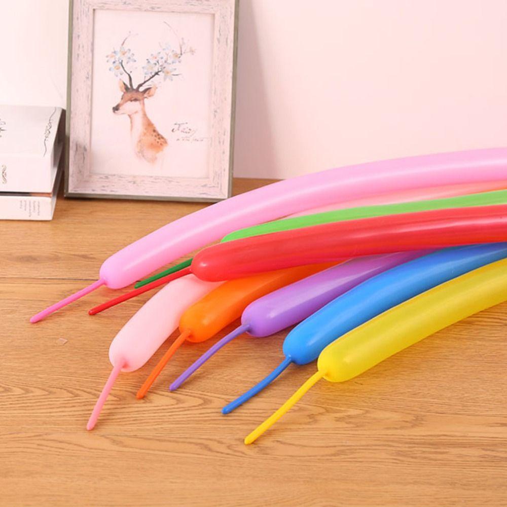 [Elegan] Panjang Magic Balloon DIY Balloon Twist Balon Dekorasi Pernikahan Baby Shower Mainan Ulang Tahun Dekorasi Dekorasi Balon Magic Strip Balloon