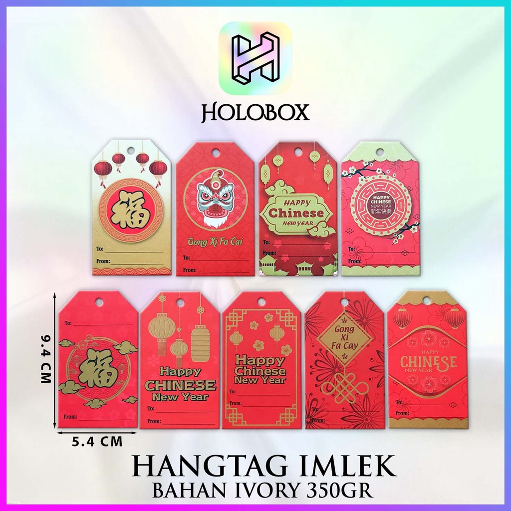 

Hang Tag - Hang Tag Motif - Hang Tag Chinese New Year 9,4x5,4 | H9