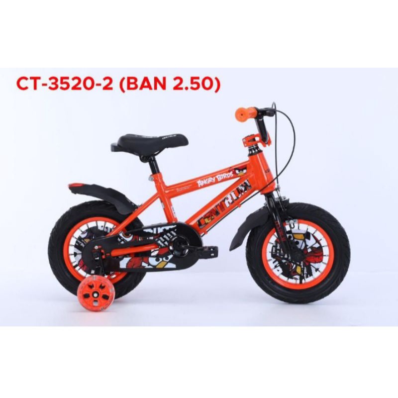 Sepeda Anak BMX 12 16 18 Inch Angry Birds CENTRUM 3520-2 Ban 2.50 READY Pontianak