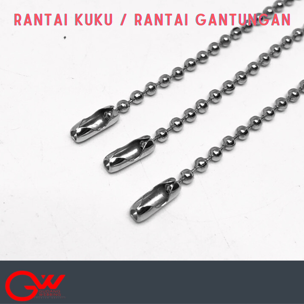 RANTAI KUKU / RANTAI GANTUNGAN / GANTUNGAN KUNCI ISI 1000PCS