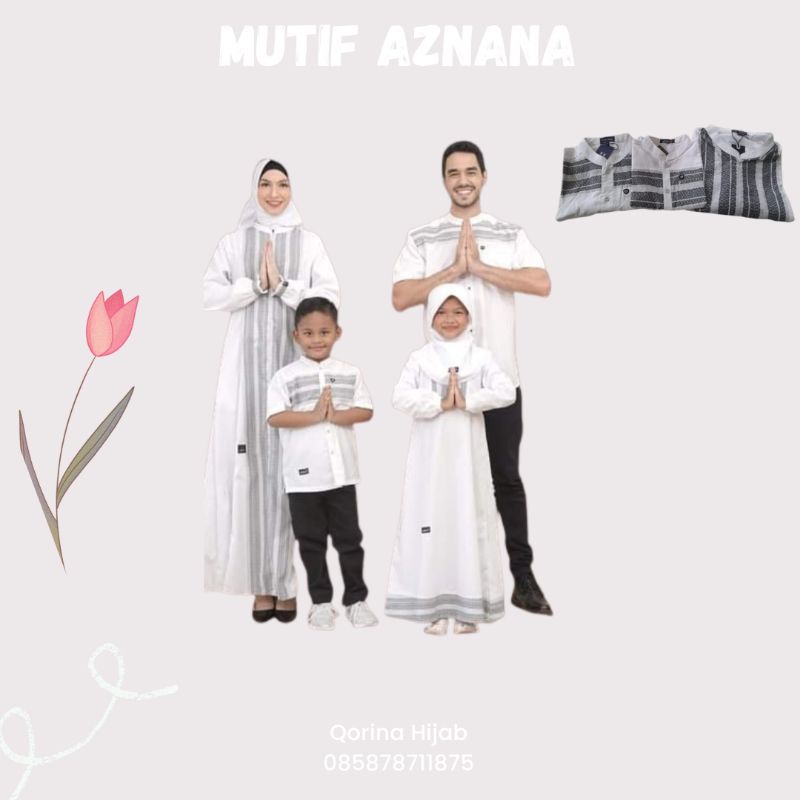 Sarimbit Mutif 2023 / Sarimbit Mutif Putih / Sarimbit mutif Aznana / Sarimbit kelyarga Putih