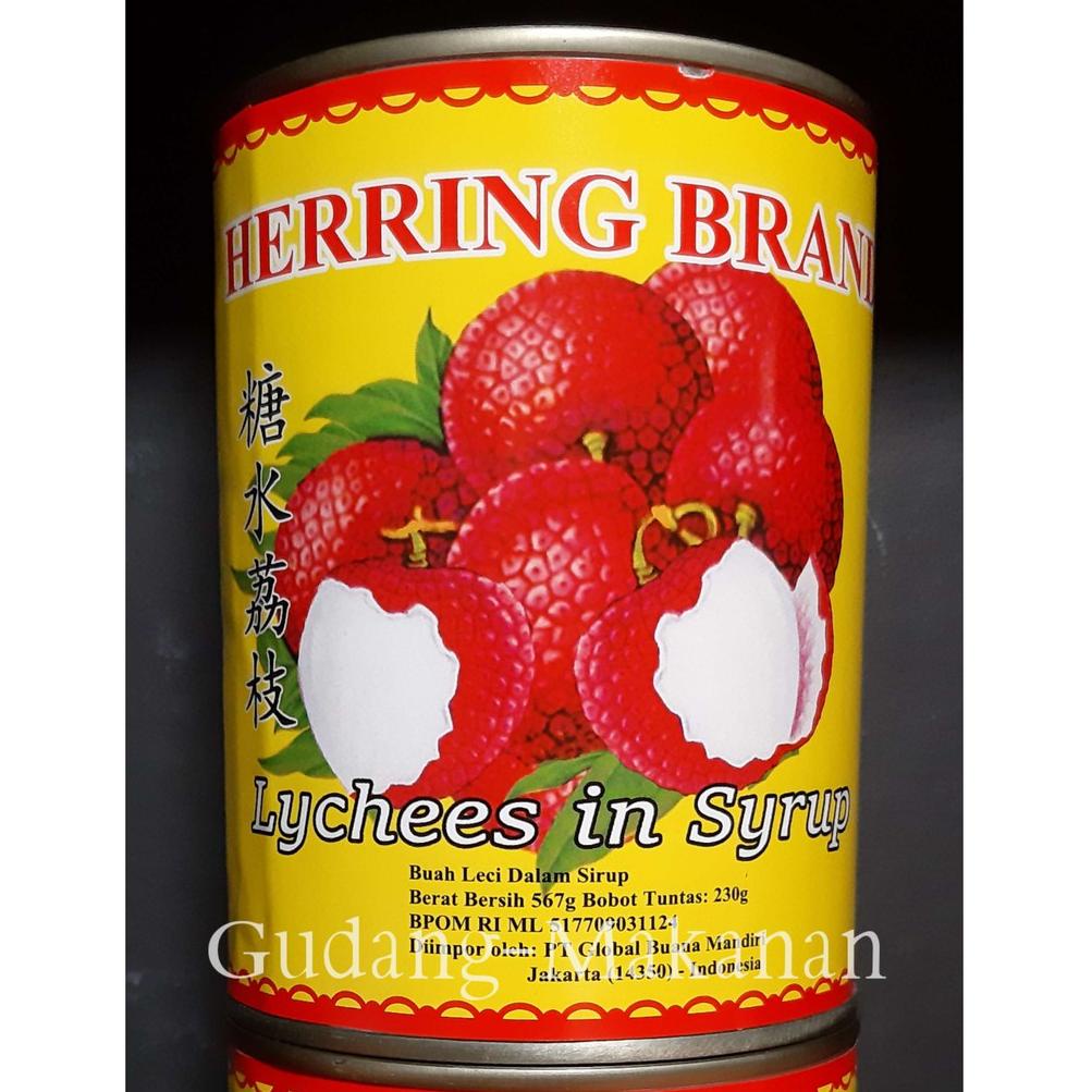 

Omq23 Leci Kaleng / Lychee In syrup Herring 567gr Terbukti